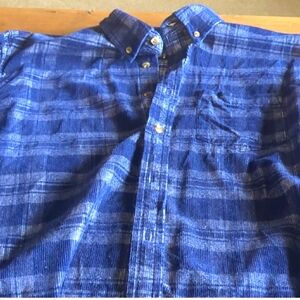 Banana Republic Blue Plaid Shirt